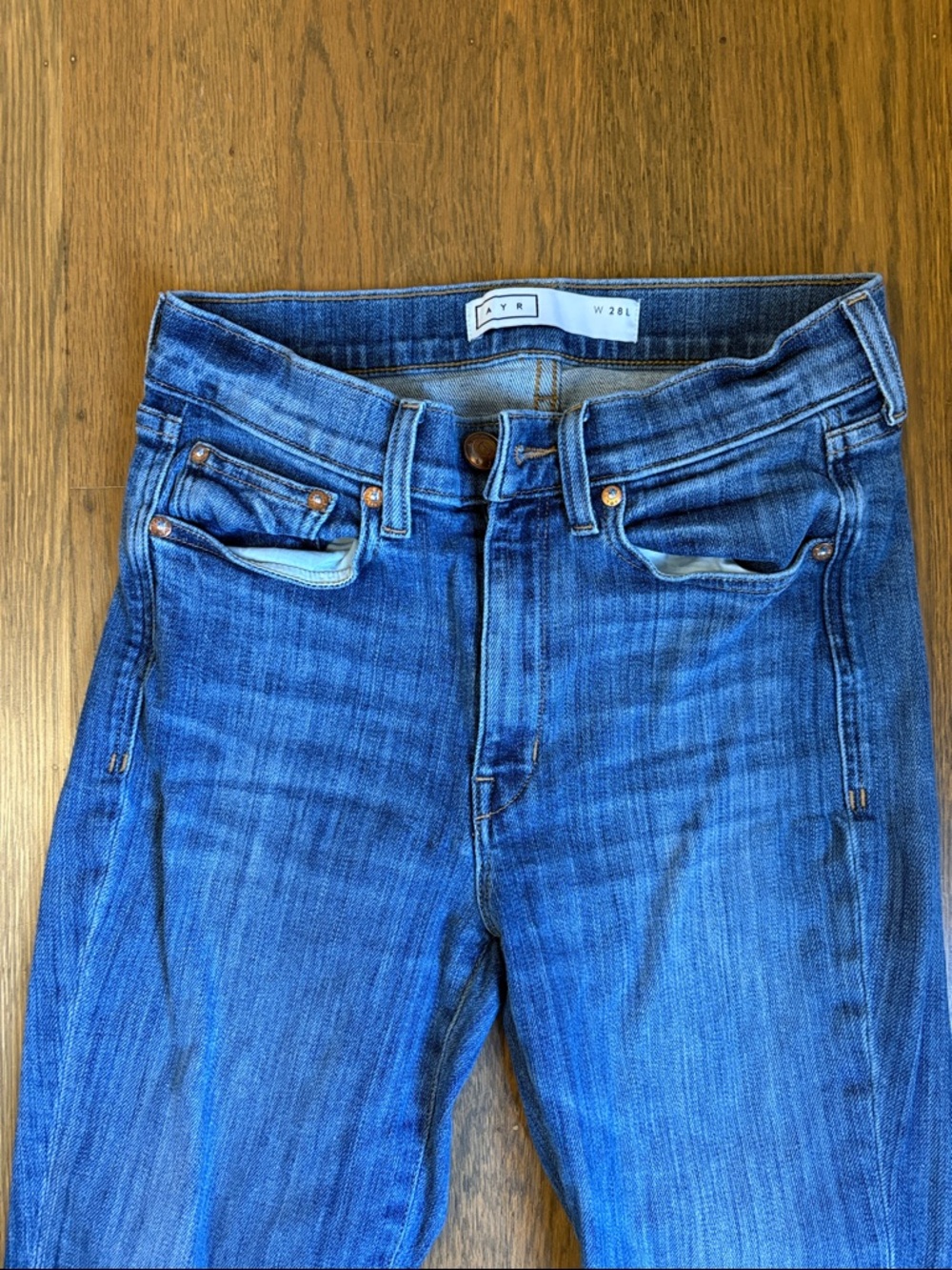AYR the pop jeans size 28L - Picture 2 of 6